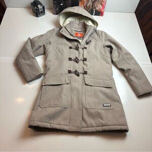 Merrell Tan Toggle Trench Coat
